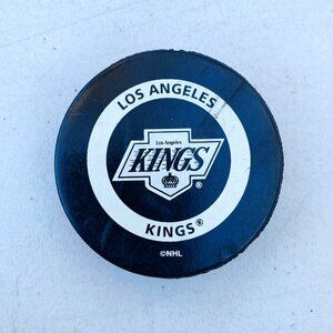 Vintage Los Angeles Kings NHL Official Game Hockey Puck by In Glas Co